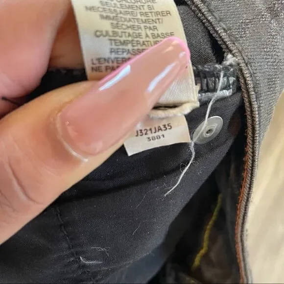 DKNY Black Subtle Leopard Print Skinny Jeans - Picture 9 of 12